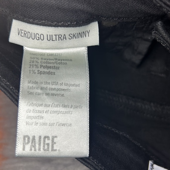 Paige "Verdugo Ultra Skinny" Jeans - Picture 9 of 11